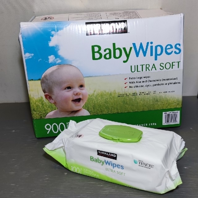 Baby Wipes ベビーワイプ2箱分１８パック 1