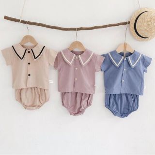 ラスト1点 セーラ服 セーラー風 かぼちゃパンツ セットアップ(シャツ/カットソー)