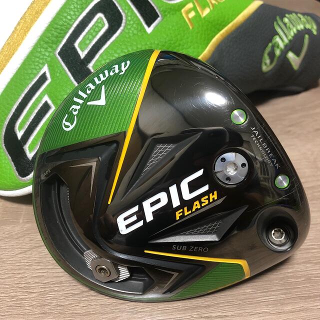 美品 Callaway EPIC FLASH SUB ZERO ドライバーヘッド