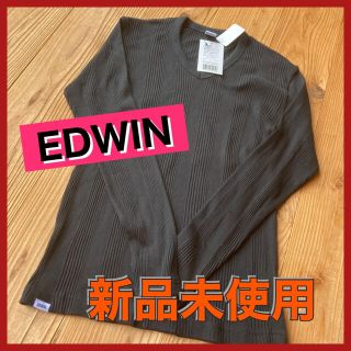 エドウィン(EDWIN)の新品未使用タグ付き　EDWIN カットソー　ブラック(Tシャツ/カットソー(七分/長袖))