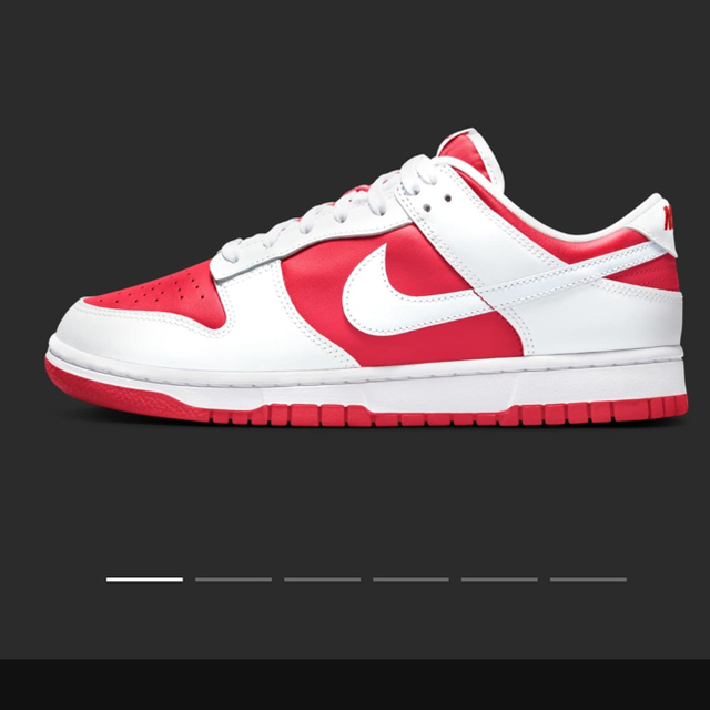 NIKE DUNK LOW RETRO UNIVERSITY RED/WHITE