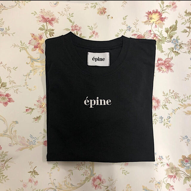 epine embroidery tee black レディースのトップス(Tシャツ(半袖/袖なし))の商品写真