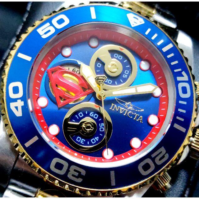 INVICTA(インビクタ)の$995 インビクタ DC スーパーマン ゴールド×シルバー ツートン 限定！ メンズの時計(腕時計(アナログ))の商品写真