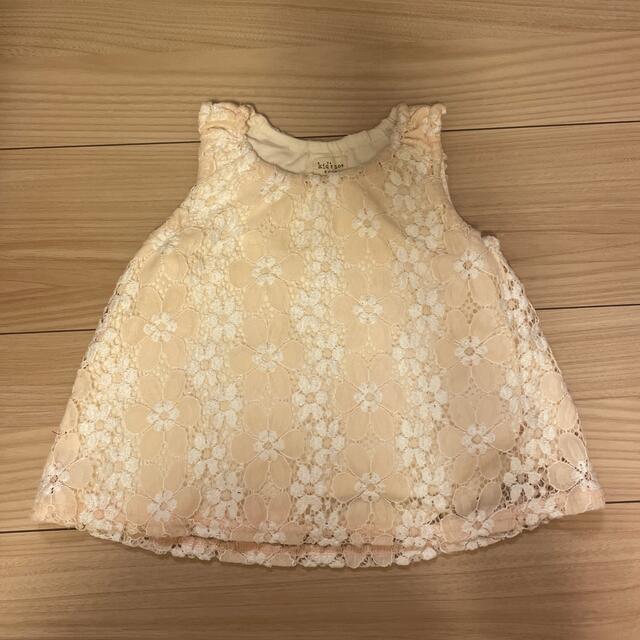 kid’s zoo(キッズズー)のキッズズー♡お花柄チュニック キッズ/ベビー/マタニティのキッズ服女の子用(90cm~)(Tシャツ/カットソー)の商品写真