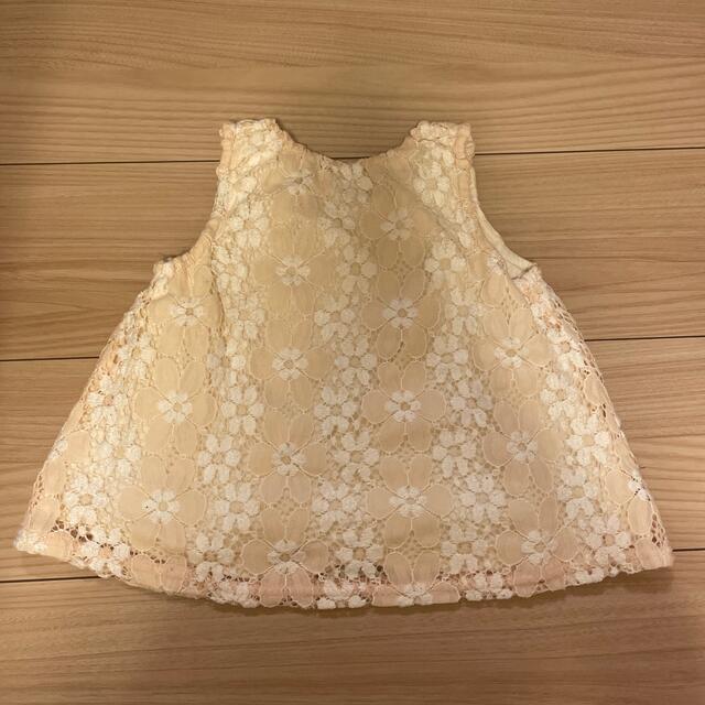 kid’s zoo(キッズズー)のキッズズー♡お花柄チュニック キッズ/ベビー/マタニティのキッズ服女の子用(90cm~)(Tシャツ/カットソー)の商品写真