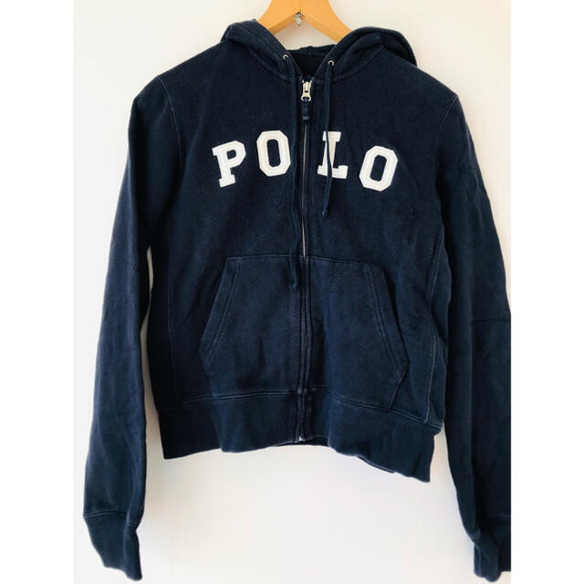 Ralph Lauren(ラルフローレン)のRALPH LAUREN SPORT ネイビー フルジップパーカー レディースのトップス(パーカー)の商品写真