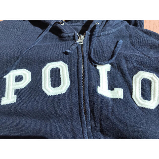 Ralph Lauren(ラルフローレン)のRALPH LAUREN SPORT ネイビー フルジップパーカー レディースのトップス(パーカー)の商品写真