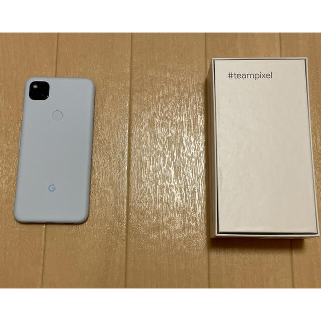 Google Pixel(グーグルピクセル)のSoftbank Google Pixel 4a SIMフリー ブルー スマホ/家電/カメラのスマートフォン/携帯電話(スマートフォン本体)の商品写真