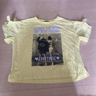 ラブトキシック(lovetoxic)の値下げ☆love toxic イエローTシャツ　M(Tシャツ/カットソー)