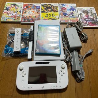 ウィーユー(Wii U)のWiiU32GB白&マリオカート8他色々(家庭用ゲーム機本体)