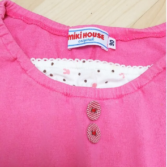 mikihouse(ミキハウス)のMIKI HOUSE 長袖トップス キッズ/ベビー/マタニティのキッズ服女の子用(90cm~)(Tシャツ/カットソー)の商品写真