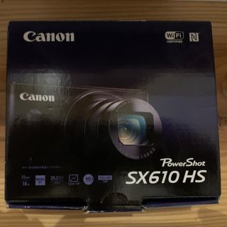 キヤノン(Canon)のCanon SX610 HS デジタルカメラ　ブラック　SDカード8GBつき(コンパクトデジタルカメラ)