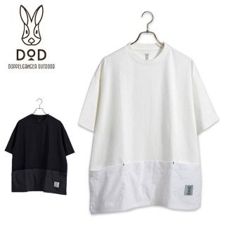DOD ディーオーディ　ポポポノポケティー M AP1-875 ホワイト(Tシャツ/カットソー(半袖/袖なし))