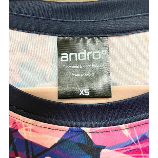 アンドロ　andro 卓球　ユニフォーム　XS スポーツ/アウトドアのスポーツ/アウトドア その他(卓球)の商品写真