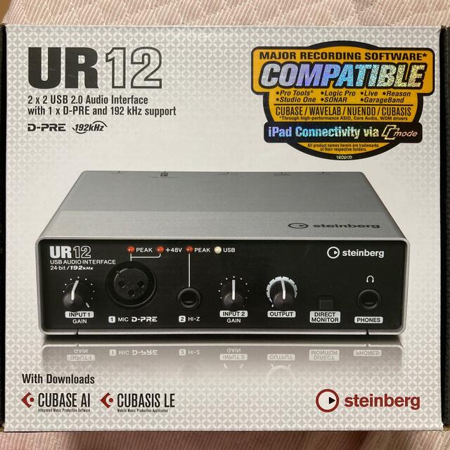 楽器steinberg オーディオインターフェース UR12