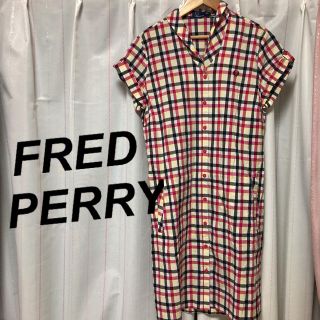 フレッドペリー(FRED PERRY)のえこ様専用　FRED PERRY フレッドペリー チェック シャツ ワンピ(ひざ丈ワンピース)