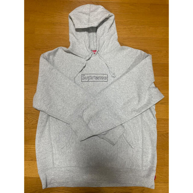 supreme kaws chalk logo hooded