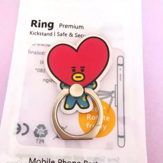 ボウダンショウネンダン(防弾少年団(BTS))のBT21 テテ TATA スマホリング スマホスタンド テヒョンBTS防弾少年団(キャラクターグッズ)