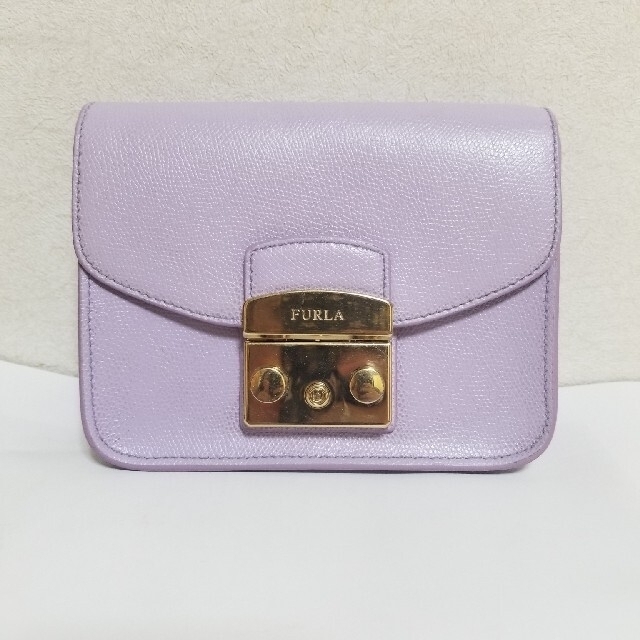 FURLA　完売カラー　パープル　メトロポリスシリーズ