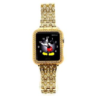 アップルウォッチ 最高ランクダイヤカバーバンドセット　コマ調整器付 サイズ各種(腕時計)