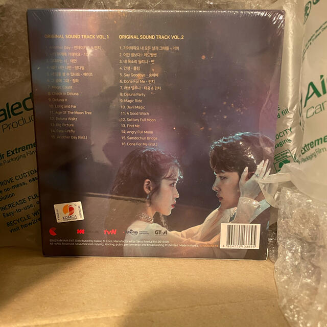 【新品】IU＆ヨ・ジング主演、韓国ドラマ『ホテルデルーナ』サントラ盤 ost エンタメ/ホビーのCD(テレビドラマサントラ)の商品写真