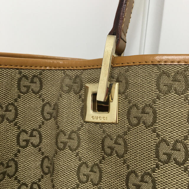 Gucci(グッチ)の最終値下げ　GUCCI グッチ キャンバストートバッグ　 GG柄 レディースのバッグ(トートバッグ)の商品写真