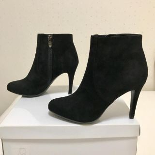 ダイアナ(DIANA)のダイアナ ショートブーツ ブラック ヒール9.5cm(ブーツ)