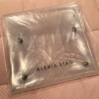 アリシアスタン(ALEXIA STAM)のALEXIA STAMのロゴ入りPVCポーチ(ポーチ)