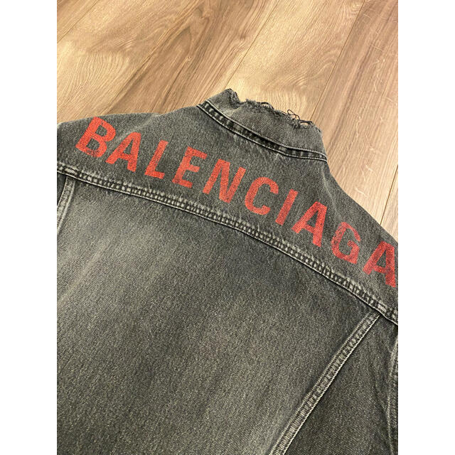 【レア】BALENCIAGA バレンシアガ　バッグロゴデニムJKT ウィメンズ