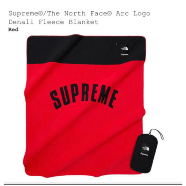 Supreme(シュプリーム)の【美品】Supreme x THE NORTH FACE ブランケット インテリア/住まい/日用品の寝具(毛布)の商品写真