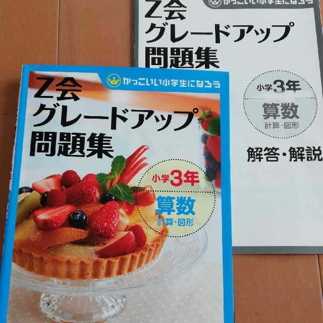 Z会　グレードアップ問題集　小３年　算数　計算図形　解答解説 エンタメ/ホビーの本(語学/参考書)の商品写真