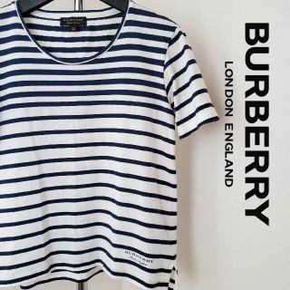 バーバリー(BURBERRY)のBURBERRY LONDON ENGLAND/ボーダー柄Tシャツ/切替ボーダー(Tシャツ(半袖/袖なし))