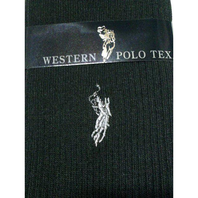 WESTERN POLO ビジネスソックス 黒/ダークグレー 10足組 C メンズのレッグウェア(ソックス)の商品写真