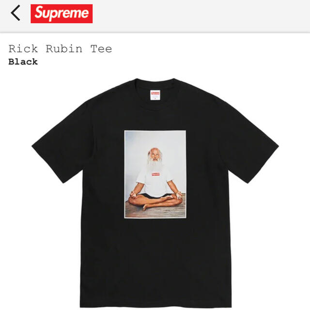 supreme rick rubin tee L シュプリーム