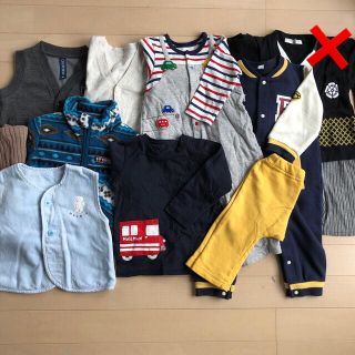 ミキハウス(mikihouse)の男の子秋冬子供服80サイズ　まとめ売り(その他)