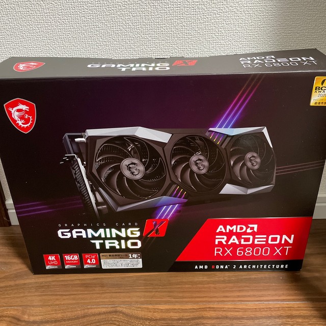 radeon rx 6800xt gamingx trioPCパーツ