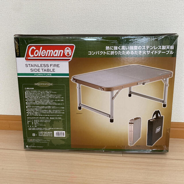 Coleman - コールマン Coleman ステンレスファイアーサイドテーブルの通販 by chiba|コールマンならラクマ Coleman - コールマン Coleman ステンレスファイアーサイドテーブルの通販 by chiba|コールマンならラクマ