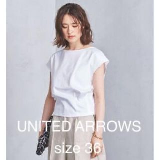 ユナイテッドアローズ(UNITED ARROWS)のUNITED ARROWS ユナイテッドアローズ ノースリーブ カットソー 36(カットソー(半袖/袖なし))