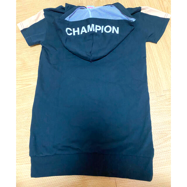 Champion(チャンピオン)のむーち様専用【未使用】Champion 半袖ワンピース キッズ/ベビー/マタニティのキッズ服女の子用(90cm~)(ワンピース)の商品写真