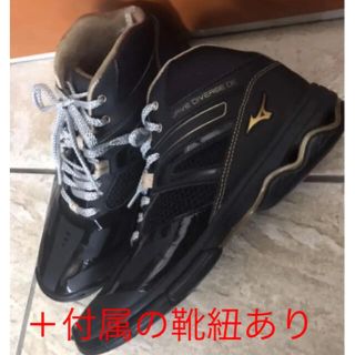 ミズノ(MIZUNO)のミズノ ウェーブダイバース 23.5 フィットネスシューズ ブラック(トレーニング用品)