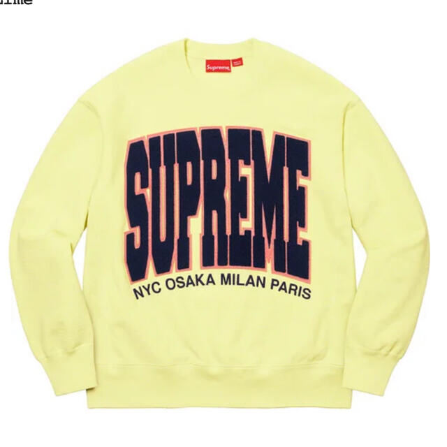 玄関先迄納品 定価より安☆XL☆supreme cities cities crewneckの通販