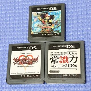 ニンテンドーDS(ニンテンドーDS)のNINTENDO DS  ニンテンドーDS  ソフト3本(携帯用ゲームソフト)