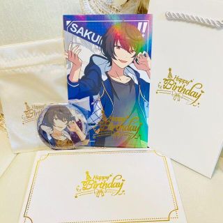 新品★あんスタ★Knights【鳴上嵐】おすすめケーキ★応援★缶バッジ★4セット