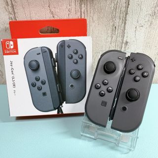 美品 人気カラー 廃盤グレー Switch 左右 ジョイコンJoy-Con(その他)