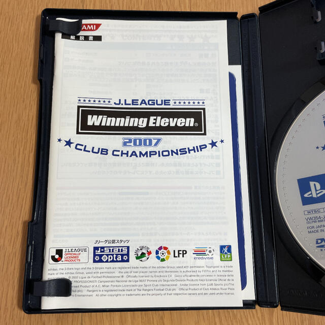 PlayStation2(プレイステーション2)のPS2 ウィニングイレブン2007 クラブチャンピオンシップ エンタメ/ホビーのゲームソフト/ゲーム機本体(家庭用ゲームソフト)の商品写真