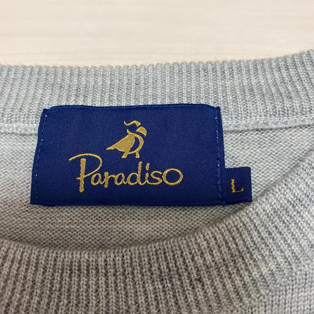 Paradiso(パラディーゾ)のセーター(L) メンズ ゴルフ メンズのトップス(ニット/セーター)の商品写真