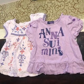 アナスイミニ(ANNA SUI mini)のアナスイミニTシャツ2枚(Ｔシャツ)