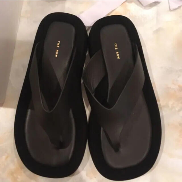 THEROW GINZA ザロウ ギンザ サンダル ブラック | loneoakpoint.com