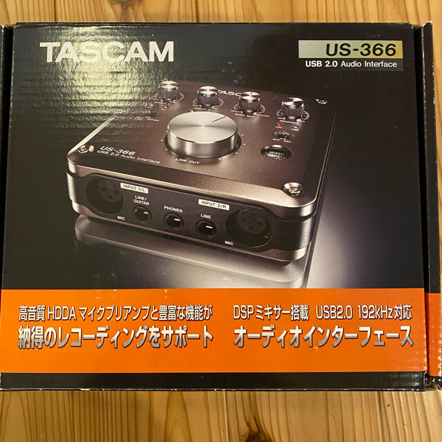 TASCAM US-366 オーディオインターフェイス 楽器のDTM/DAW(オーディオインターフェイス)の商品写真