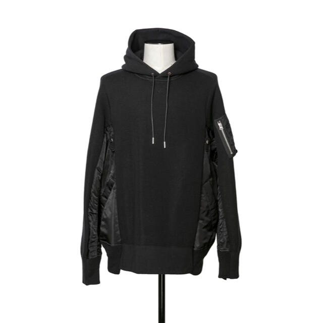 sacai Sponge Sweat x MA-1 Hoodie